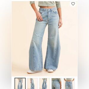 We The Free Light Blue Flare Jeans